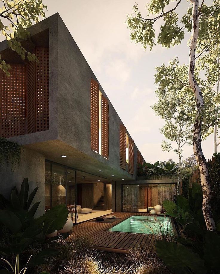 Bungalow junglă, sursă foto: Pinterest