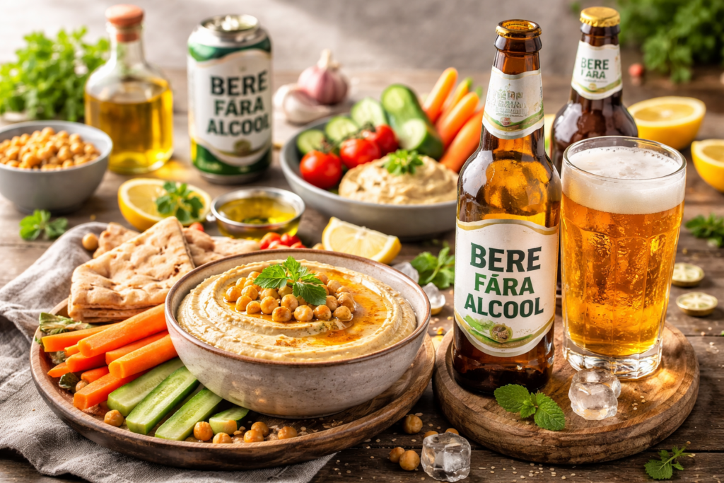 Hummus și bere fără alcool, simboluri ale noilor obiceiuri alimentare