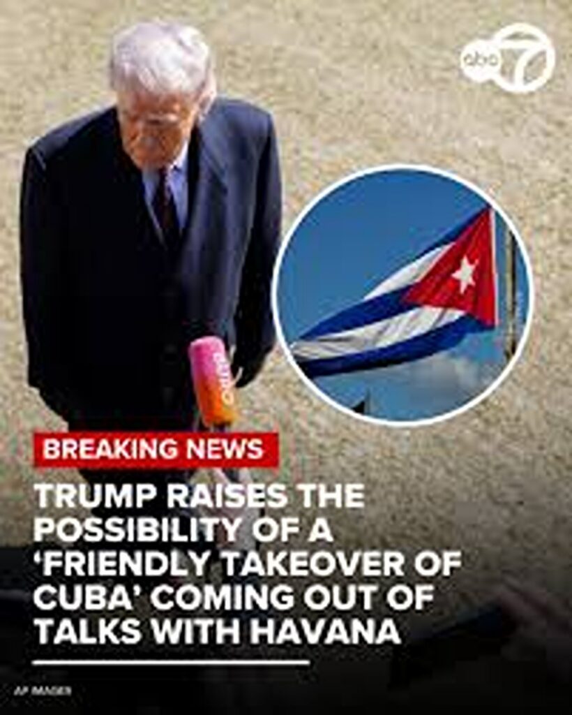 Ce urmează după Venezuela și Iran? Trump sugerează o „preluare prietenoasă” a Cubei