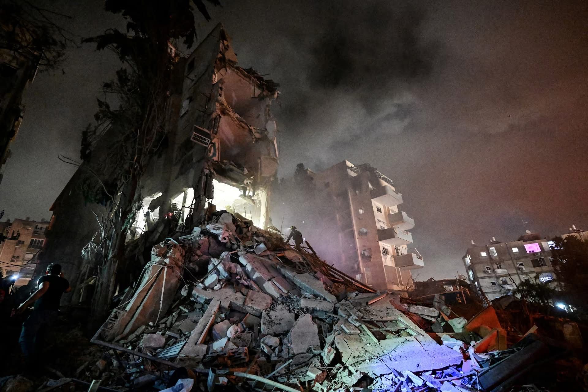 Zonă afectată de atacuri. Sursa foto Facebook