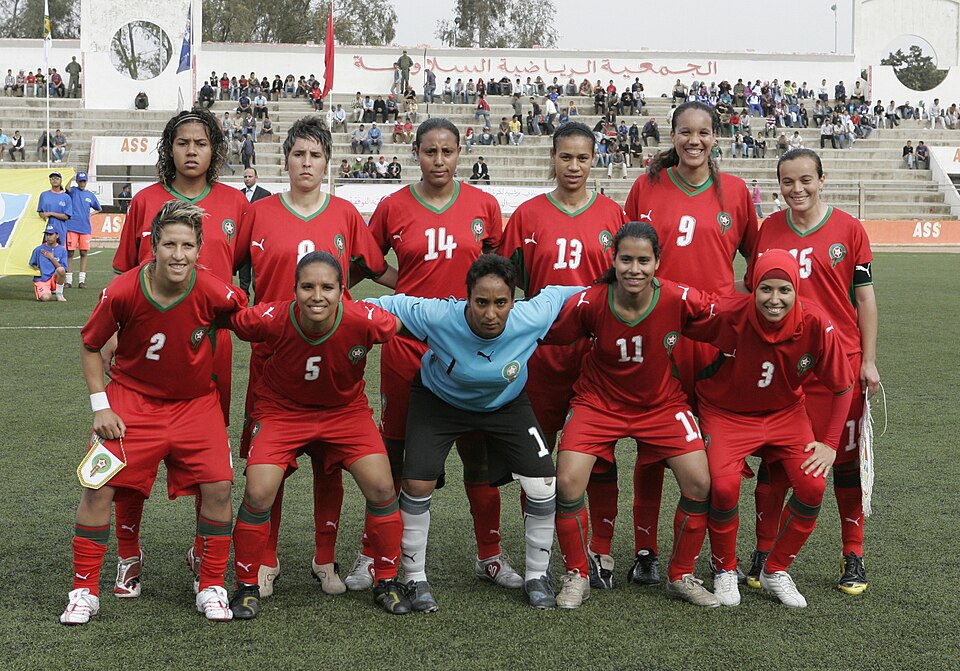 Echipa feminină a Marocului/Sursa:wikimedia commons