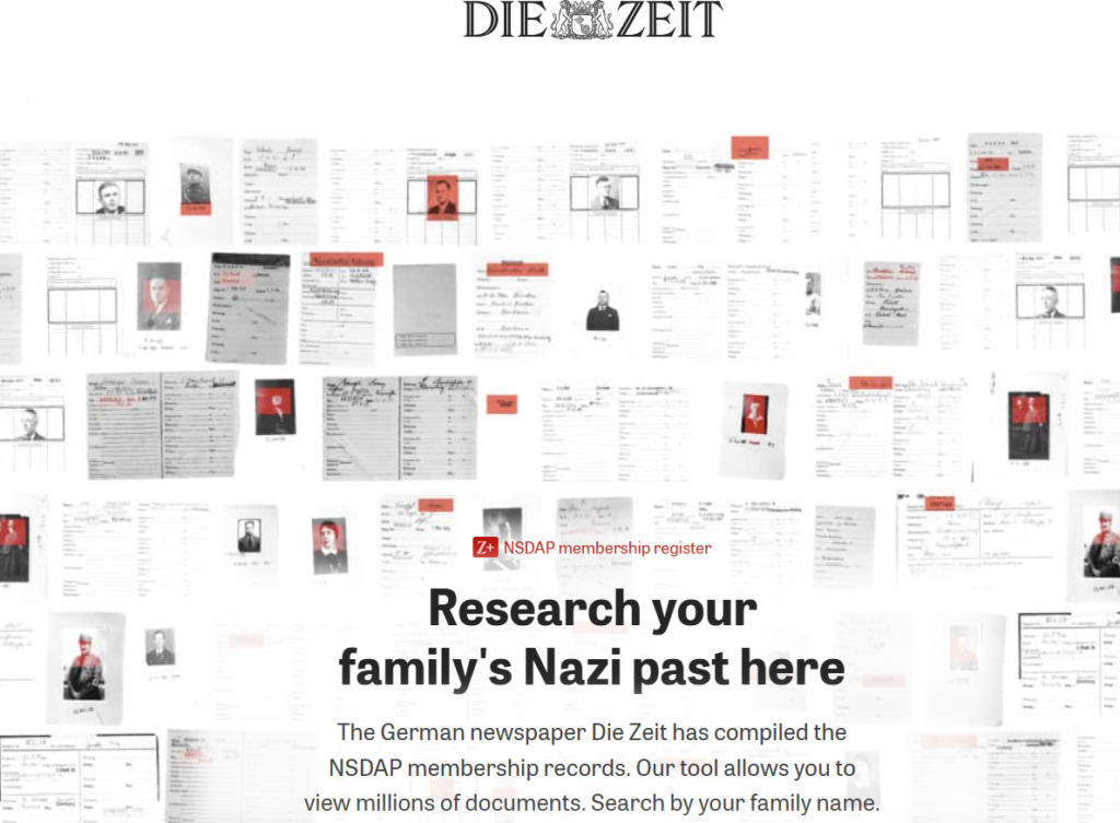 Milioane de germani își caută strămoșii în arhivele naziste digitalizate