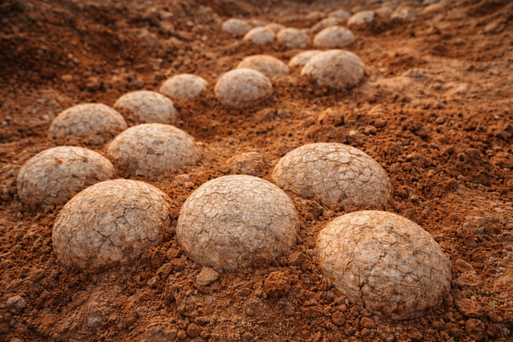 Descoperire spectaculoasă în Franța: peste 100 de ouă de dinozaur, vechi de 72 de milioane de ani