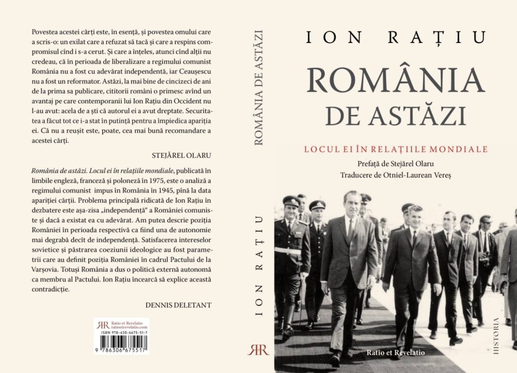 O carte vânată de Securitate, lansată la 109 ani de la nașterea autorului. „România de astăzi" a lui Ion Rațiu ajunge, în sfârșit, la publicul român, la Bookfest