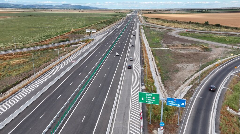 Când va fi deschis traficul pe noul lot al Autostrăzii Focșani–Bacău (A7)
