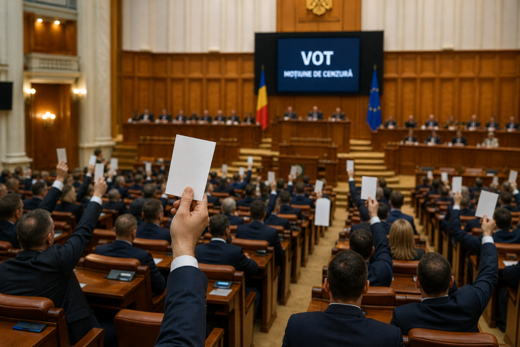 BREAKING Guvernul Bolojan a căzut. Moțiunea de cenzură a fost adoptată în Parlament