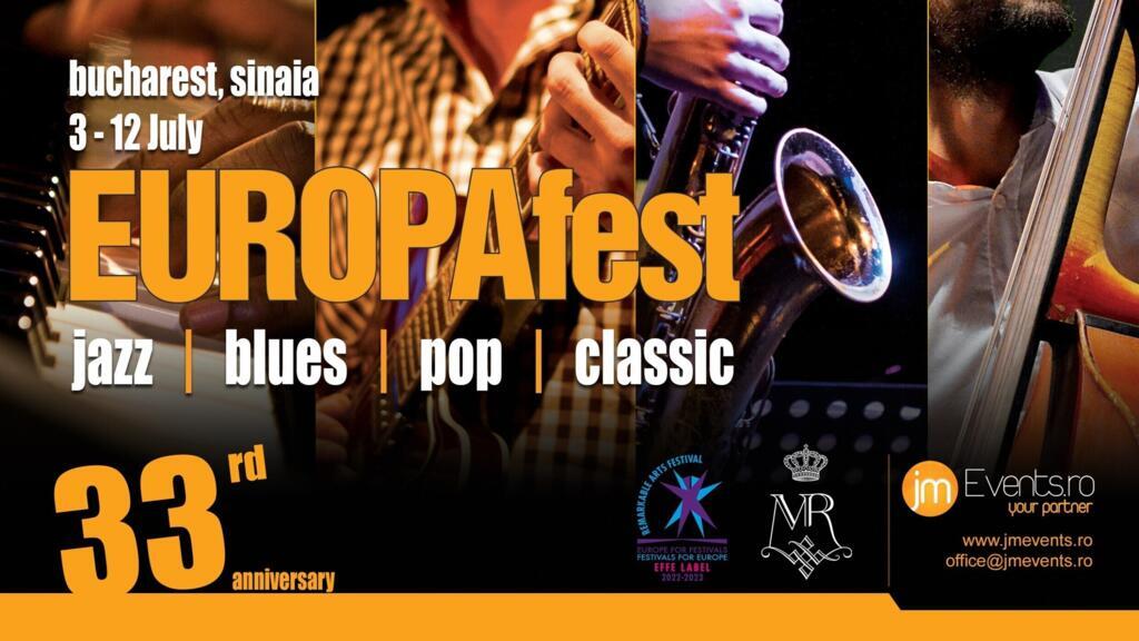 EUROPAfest revine la București. Festivalul internațional aduce jazz, blues, pop și muzică clasică în Capitală