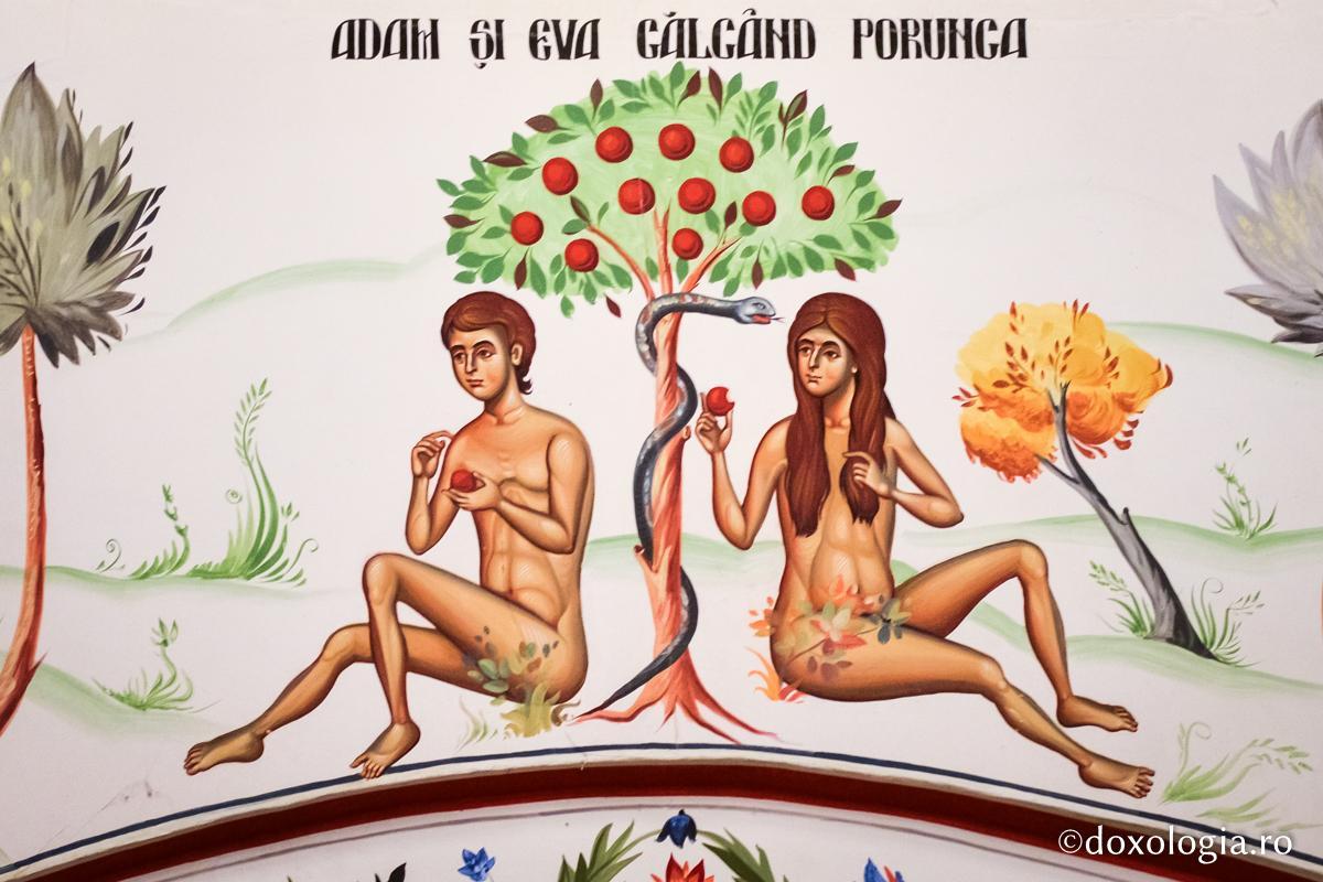 facerea_biserica_sf_sava_iasi_Adam și Eva
