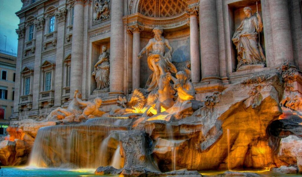 Legendele din spatele celebrei Fontana di Trevi, inaugurată la 22 mai 1762. Cum a căpătat acest nume și de ce aruncă turiștii monede în apă