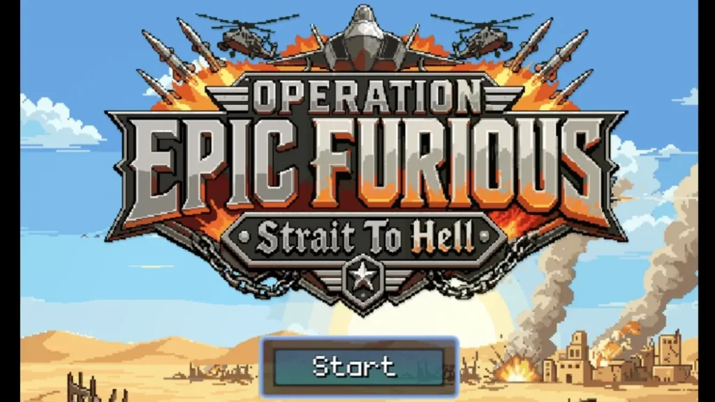 Un joc de protest în stil 1980 demontează cu pixeli și ironie „Operation Epic Fury" a lui Trump