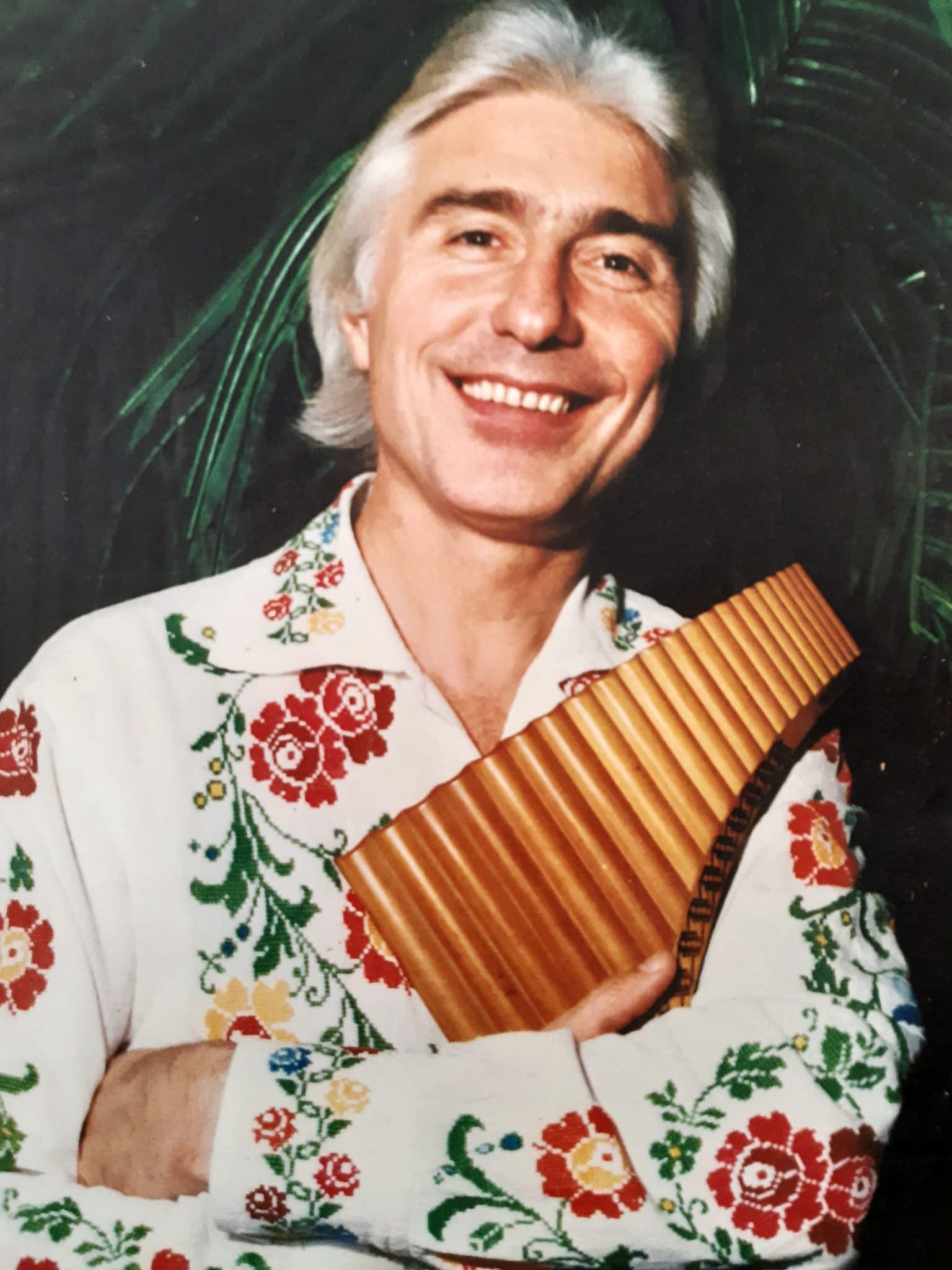 Nicolae Pârvu și naiul său, foto: arhiva Pîrvu