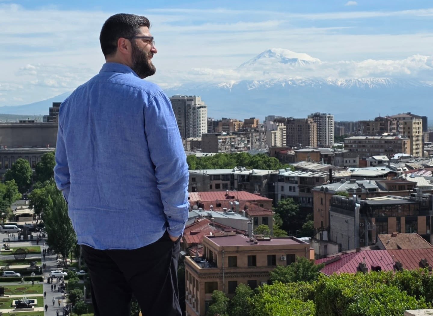 Valentin Cefalău în Armenia