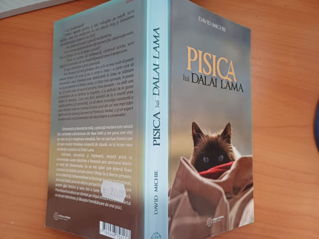 Cartea săptămânii: "Pisica lui Dalai Lama" de David Michie