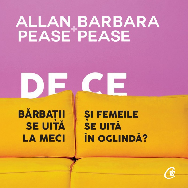 Cartea săptămânii: „De ce bărbații se uită la meci și femeile în oglindă” de Allan și Barbara Pease