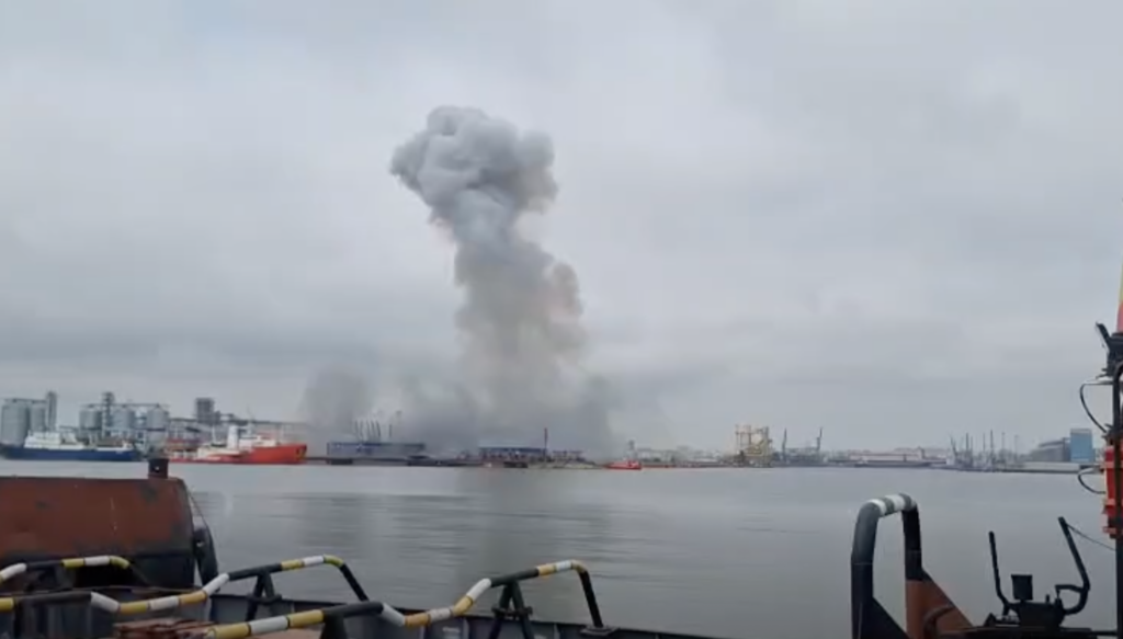 Breaking News. Alertă în Portul Constanța. O dronă marină a explodat