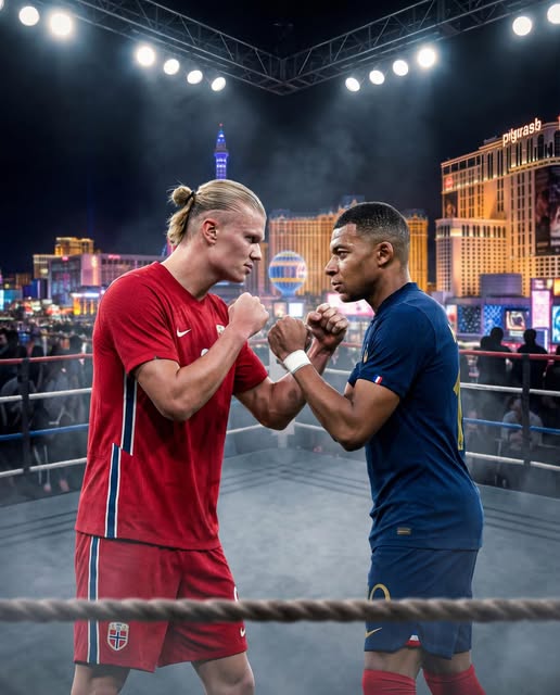 Haaland și Mbappe au câte 4 goluri la Campionatul Mondial. Sursă foto: Facebook