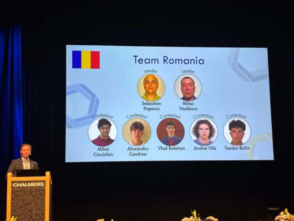 O performanță excelentă pentru România. Elevii au obținut cinci medalii la Olimpiada Europeană de Fizică