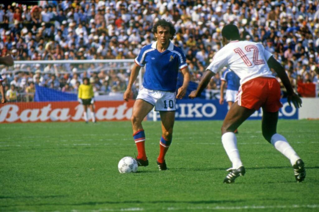 Canada vs Franța lui Platini la Campionatul Mondial din 1986. Sursă foto: Wikimedia