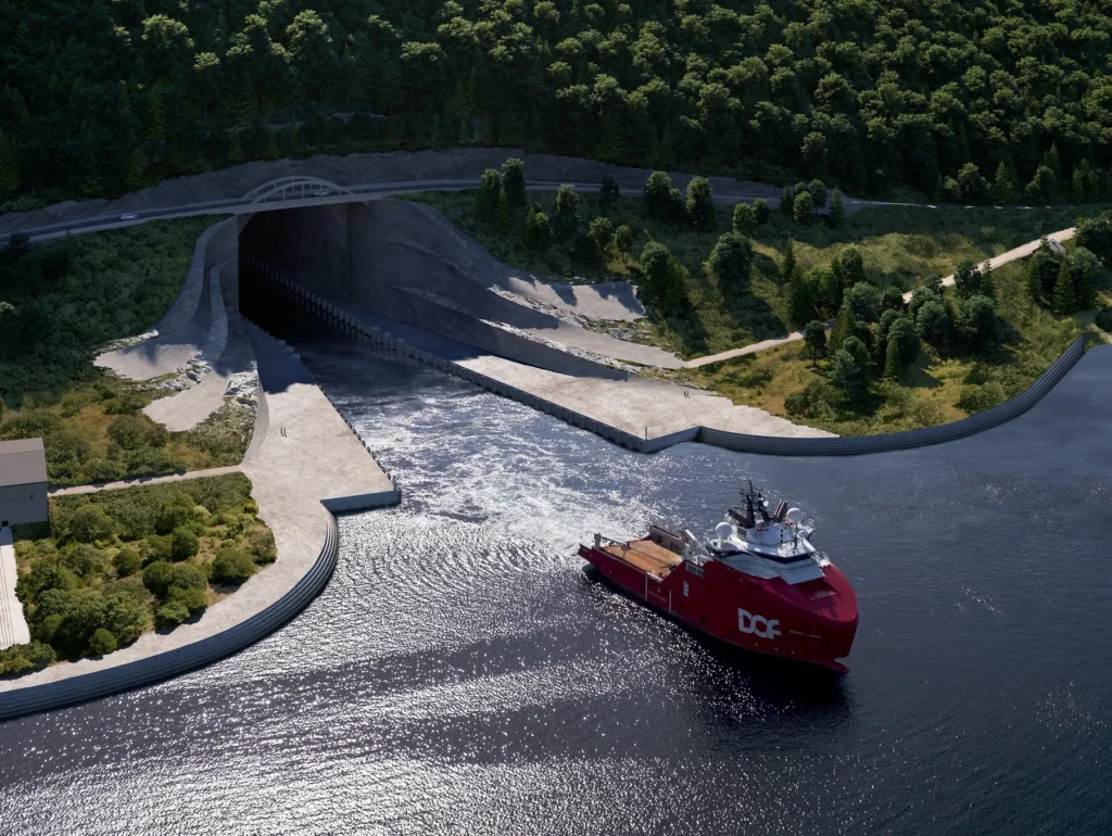 Norvegia scrie istorie: primul tunel din lume construit special pentru nave oceanice va traversa un munte și va evita una dintre cele mai periculoase mări ale Europei