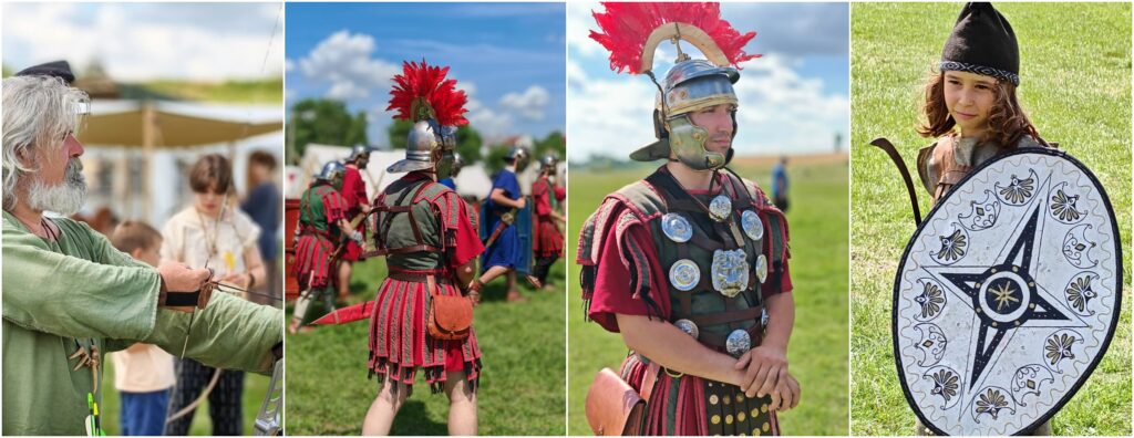Reportaj FOTO&VIDEO. Dacii şi romanii, readuşi la viață în județul Olt. Mii de oameni au trăit atmosfera antichității la Romula Fest