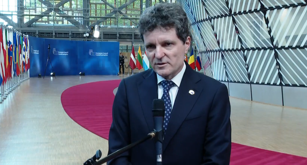 Nicușor Dan, declaraţii de la Bruxelles: „Am desemnat un premier cu convingerea că poate rezolva criza”