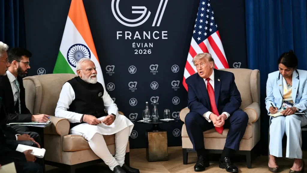 Modi și Trump au avut întâlnirea bilaterală la G7 Évian, dar acordul comercial e nefinalizat