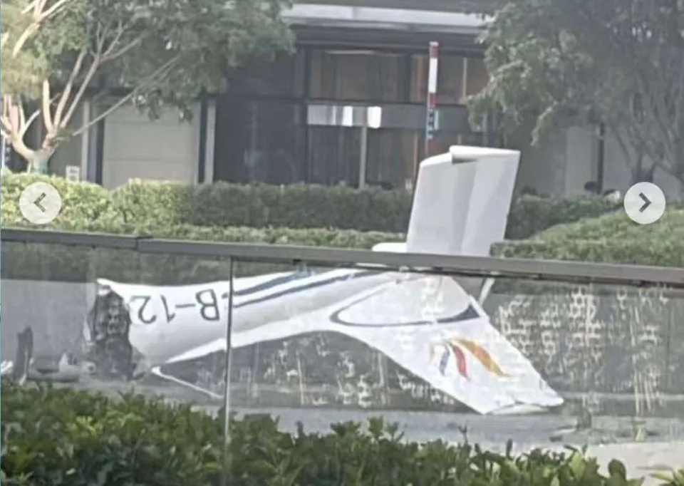 Un avion de mici dimensiuni s-a izbit de Turnul CITIC, zgârie-norul emblematic al Beijingului