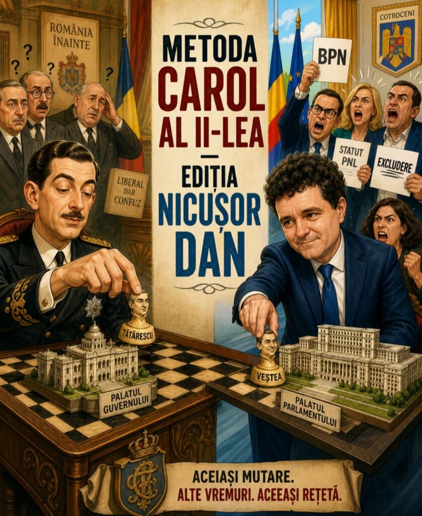 Nicușor Dan își caută propriul Tătărescu: desemnarea lui Veștea readuce în actualitate rețeta politică a lui Carol al II-lea
