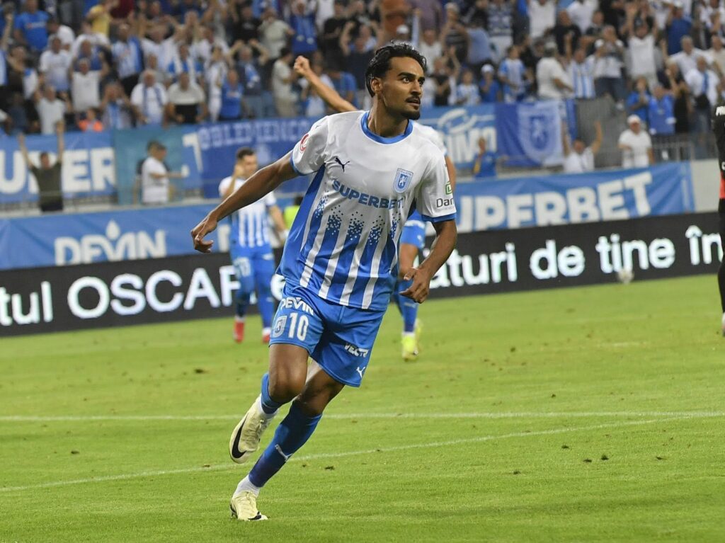 Ștefan Baiaram, tot mai aproape de un transfer în Belgia. Universitatea Craiova nu renunță la el sub 5 milioane de euro
