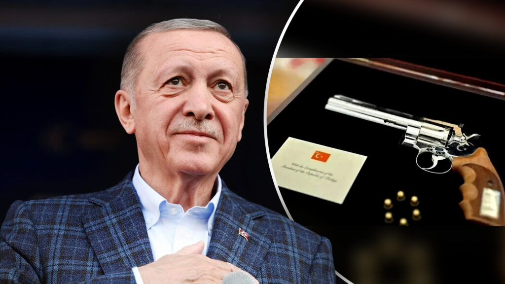 Cadoul neașteptat al lui Erdogan la summitul NATO. Liderii Alianței au plecat din Ankara cu revolvere gravate și muniție