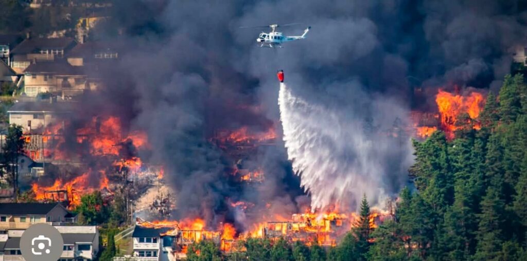 Cel mai mare incendiu rezidențial din istoria modernă a Norvegiei. Peste 100 de case au fost distruse la Drammen