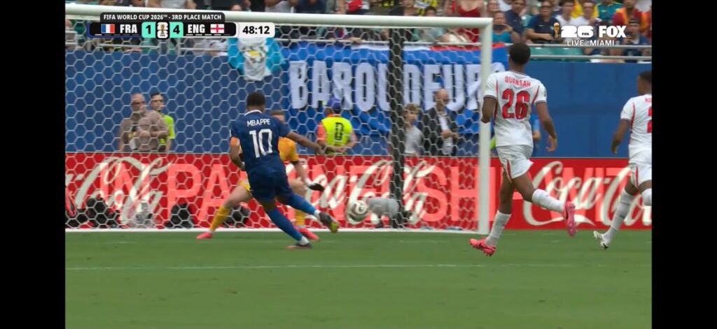 Mbappe are 9 goluri la Campionatul Mondial. Sursă: Facebook