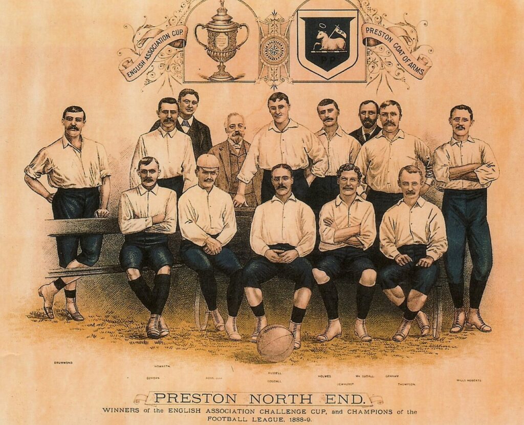 Preston North End a fost prima campioană a Angliei. Sursă: Wikipedia