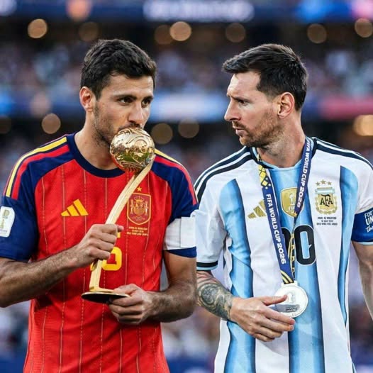Rodri și Messi sunt cei mai buni jucători de la Campionatul Mondial. Sursă: Facebook