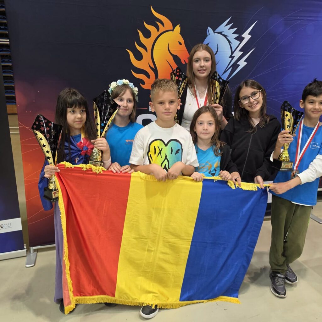Generația de aur a șahului juvenil. România a obținut cinci medalii la Campionatul European din Polonia