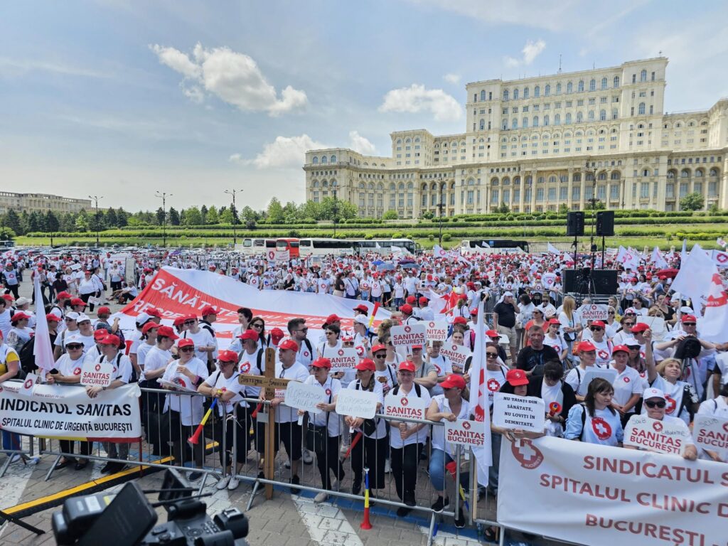 Sănătatea în blocaj total. Sindicaliștii SANITAS au declanșat greva generală în spitalele din țară