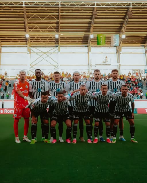 Universitatea Cluj în meciul cu Brann Bergen. Sursă: Facebook