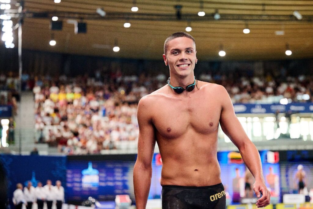 David Popovici, performanță uriașă la Paris. Este campion european pentru a treia oară consecutiv