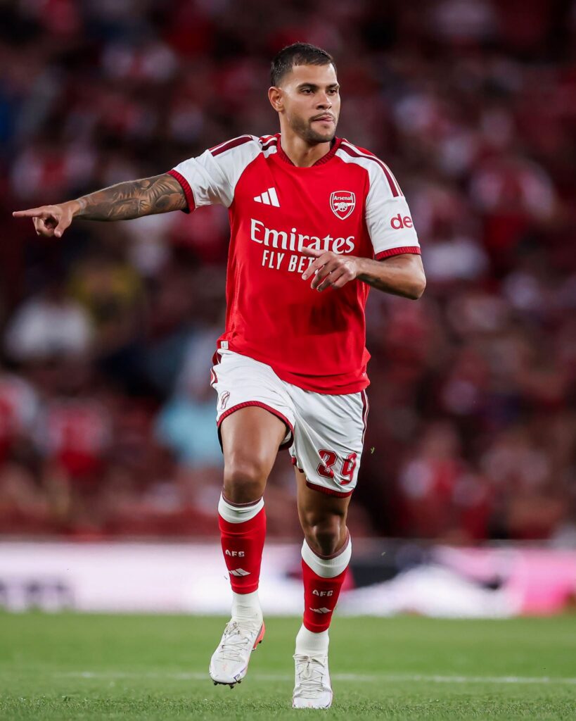 Bruno Guimaraes a debutat la Arsenal. Sursă foto: Facebook