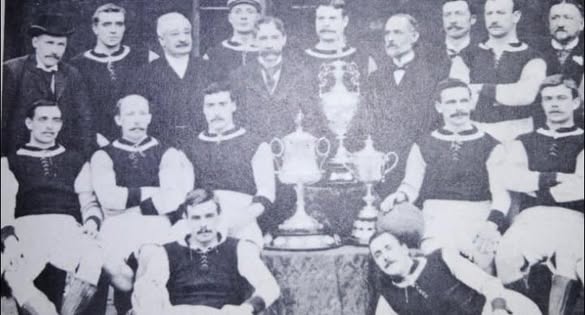 1897 - anul în care Aston Villa a câștigat dubla. Sursă foto: Facebook