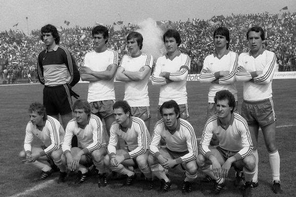 Universitatea Craiova în semifinalele Cupei UEFA cu Benfica. Sursă foto: Facebook