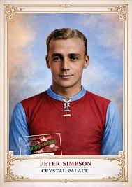 Peter Simpson, golgheterul all time al lui Crystal Palace. Sursă foto: Facebook