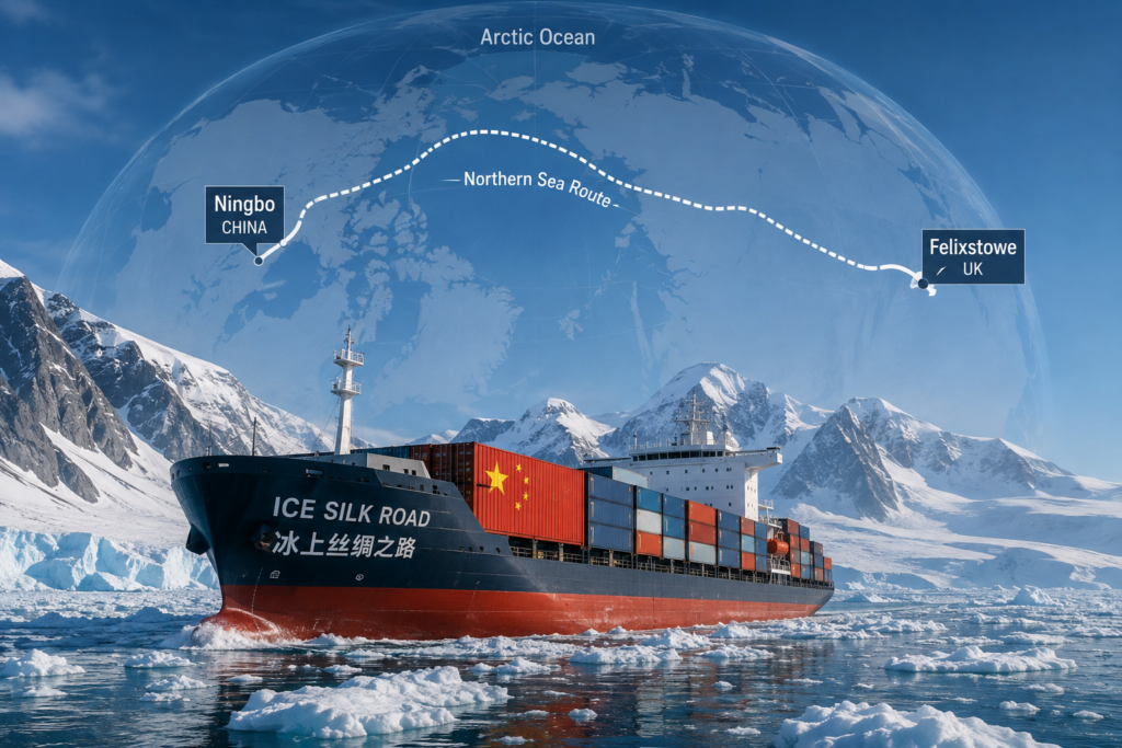 China lansează „Drumul Mătăsii de Gheață”, o nouă rută comercială prin Arctica