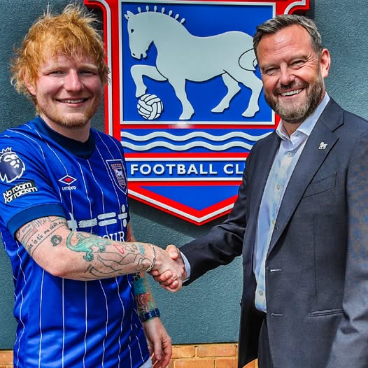 Ed Sheeran deține 1,4% din Ipswich. Sursă foto: Facebook