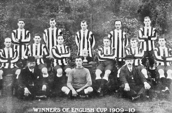 Echipa lui Newcastle care a câștigat prima dată FA Cup. Sursă foto: Facebook
