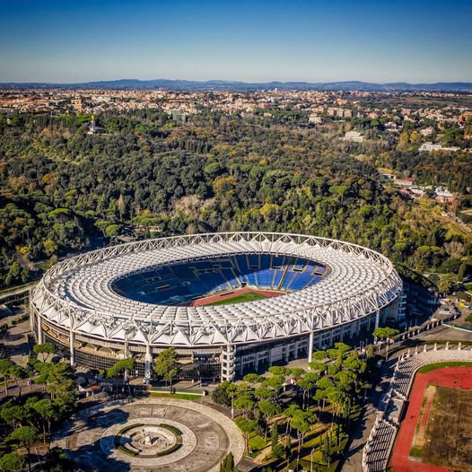 Stadionul Olimpico din Roma. Sursă foto: Facebook