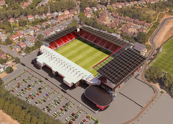 Stadionul lui Bournemouth. Sursă foto: Facebook