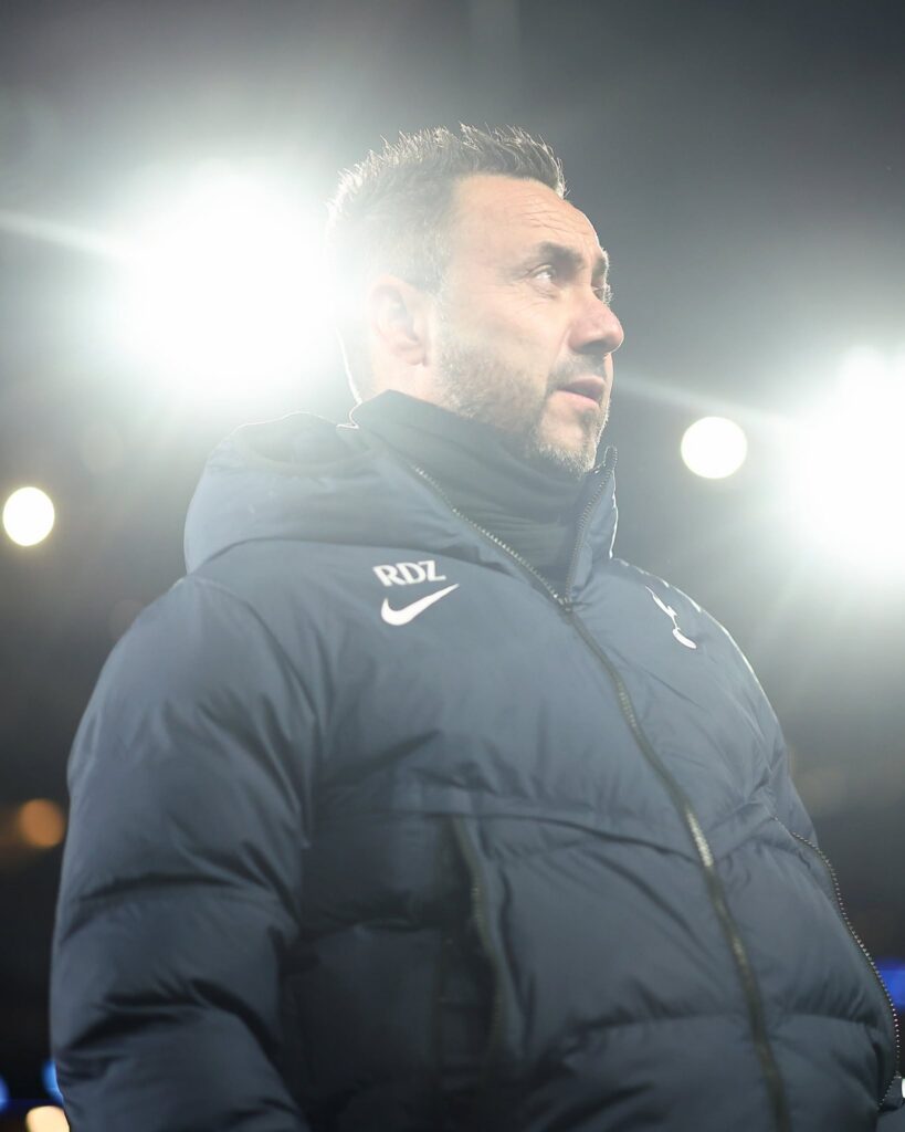Roberto De Zerbi a salvat-o pe Tottenham de la retrogadare. Sursă foto: Facebook