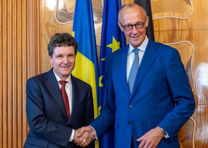 Nicușor Dan s-a văzut cu Merz în Finlanda. Ce au discutat cei doi lideri