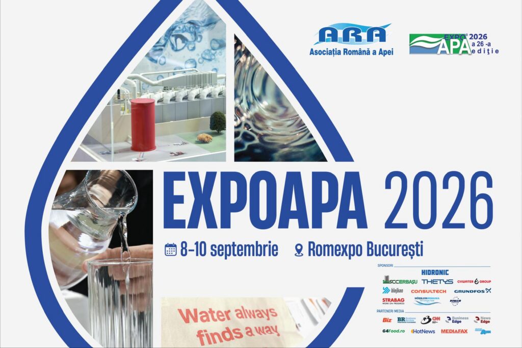 ExpoApa 2026 aduce la București lideri și experți internaționali din industria apei
